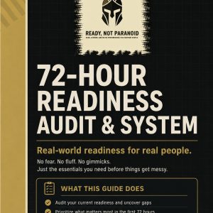 The No-BS 72-Hour Readiness Plan
